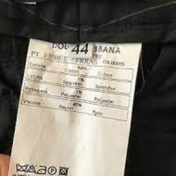 Dolce & Gabbana Made in Italy Navy Twill Straight Leg Trousers Waist 32" - Picture 9 of 10